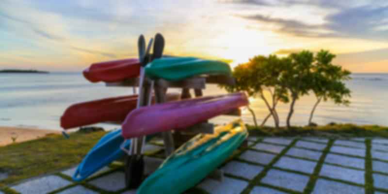 Kayaking in Maldives